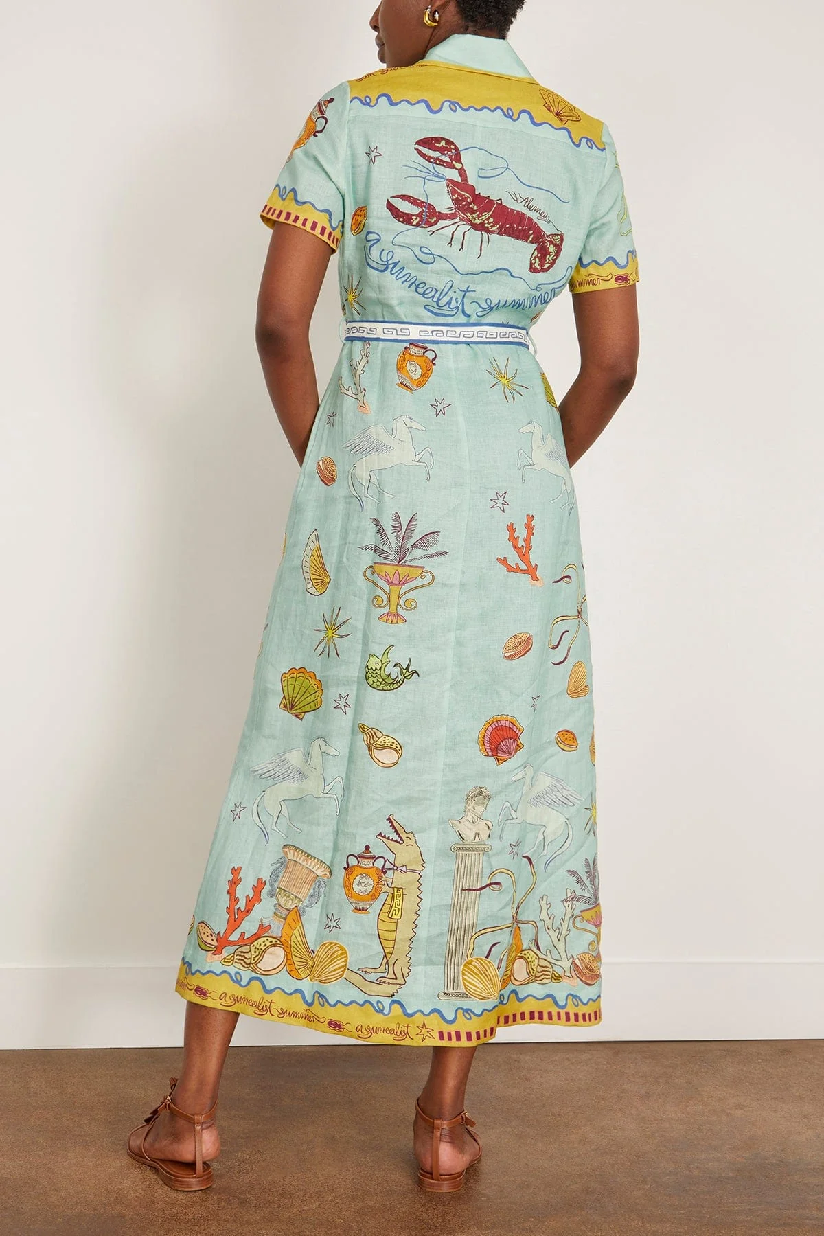 Surrealist Summer Shirtdress in Multi (TS) - Image 4