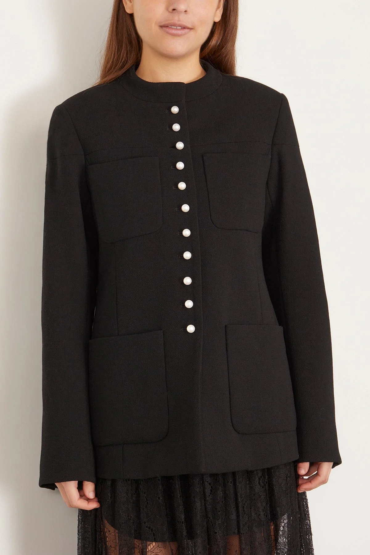 Suzette Sportswear Jacket in Black - Image 3