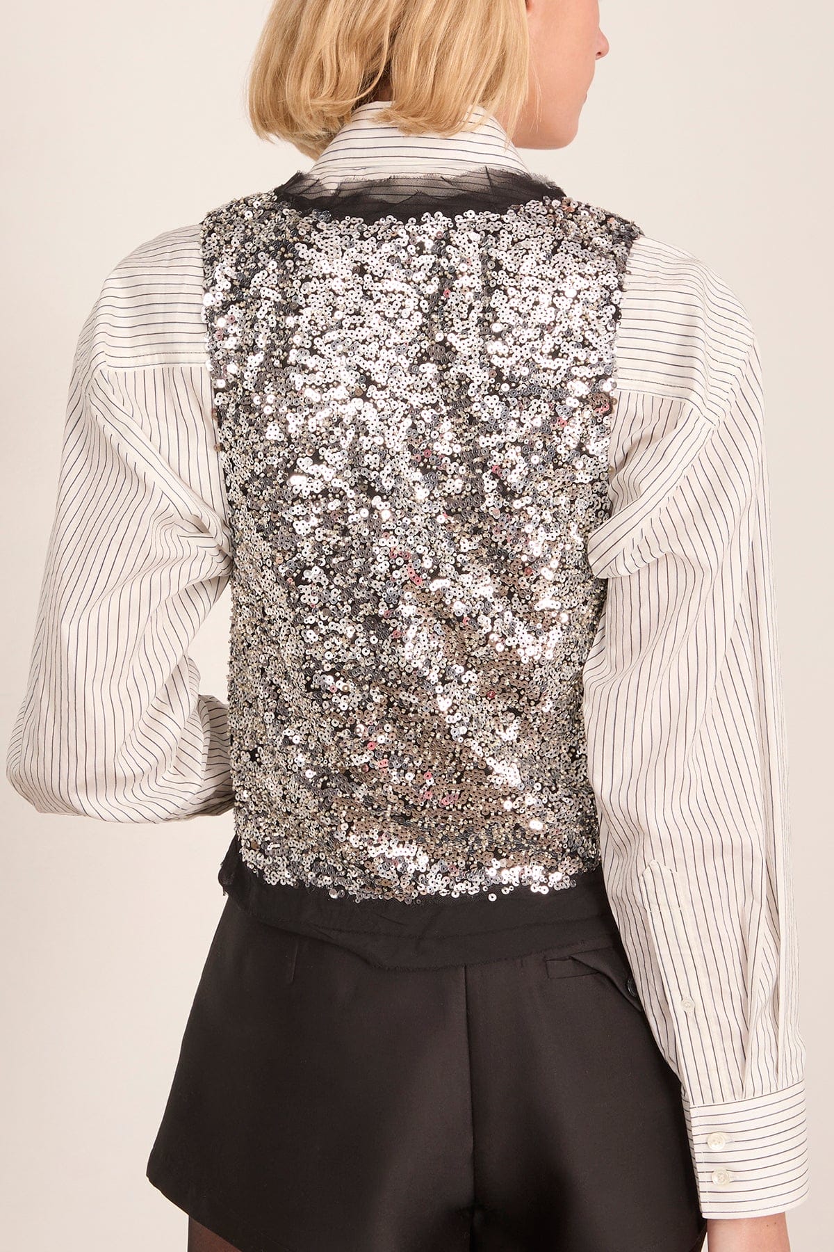 Tahina Top in Silver - Image 4