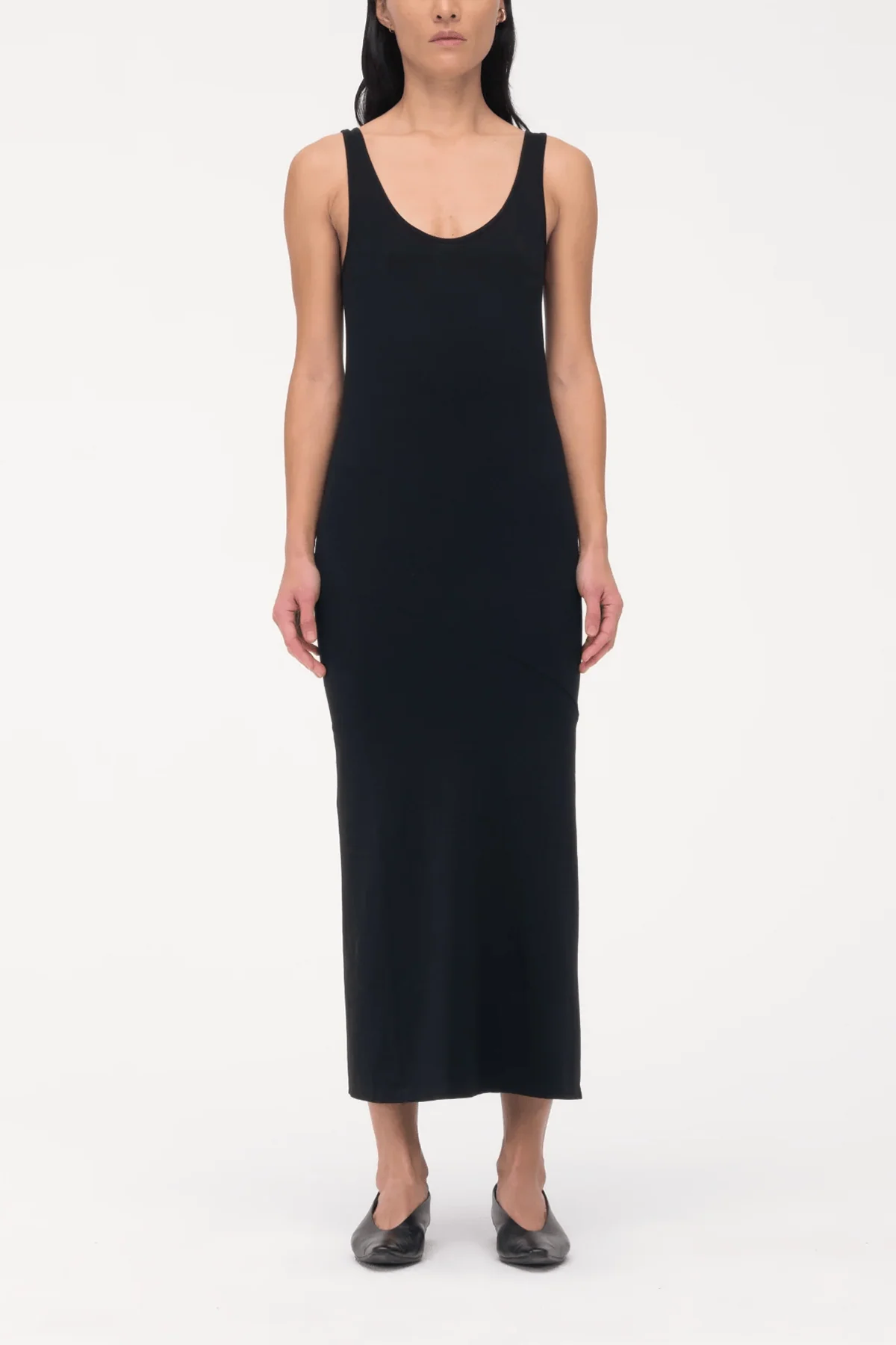 Tank Dress in Black - Image 3