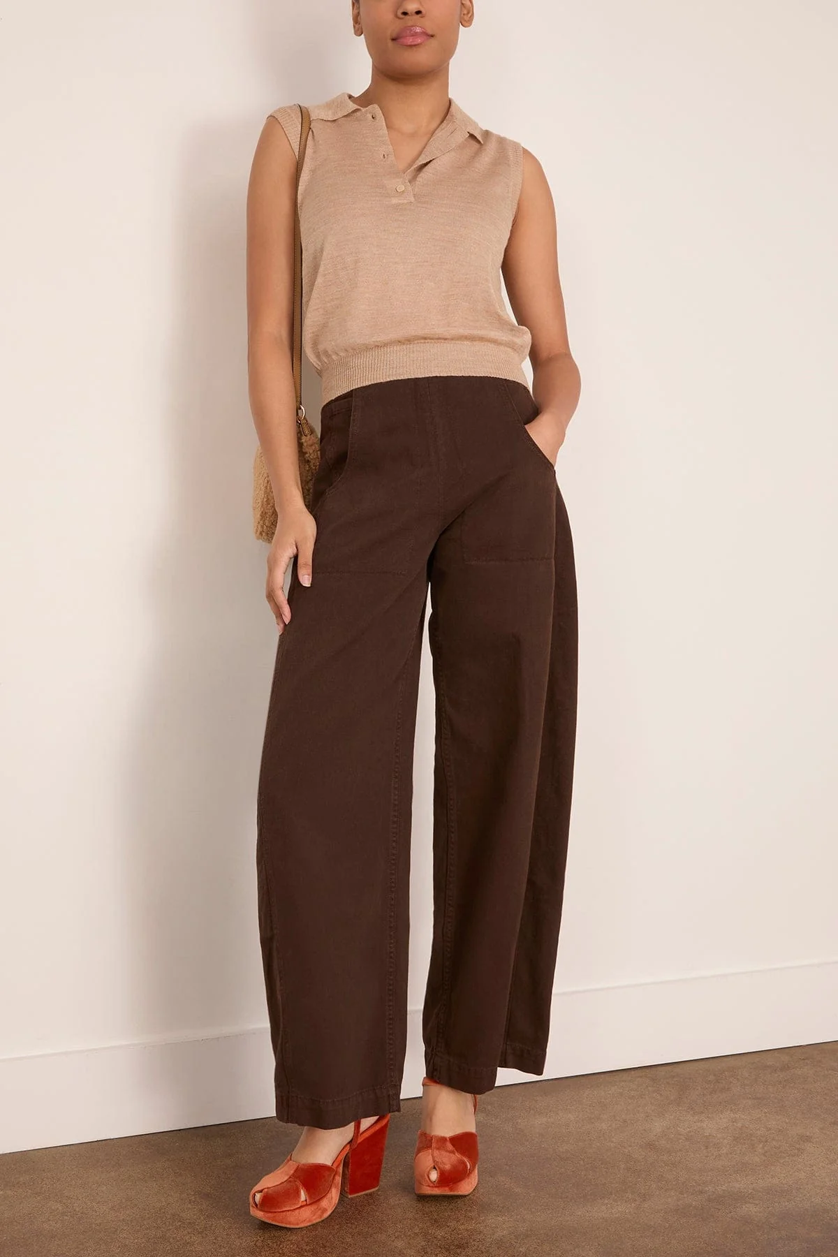 Tany Pant in Chocolate - Image 2