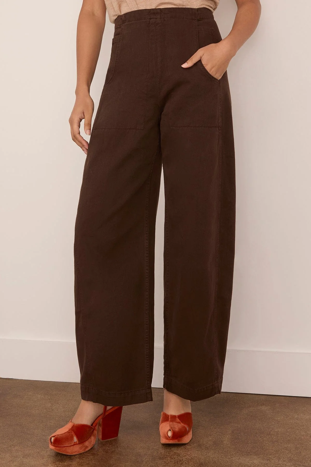 Tany Pant in Chocolate - Image 3