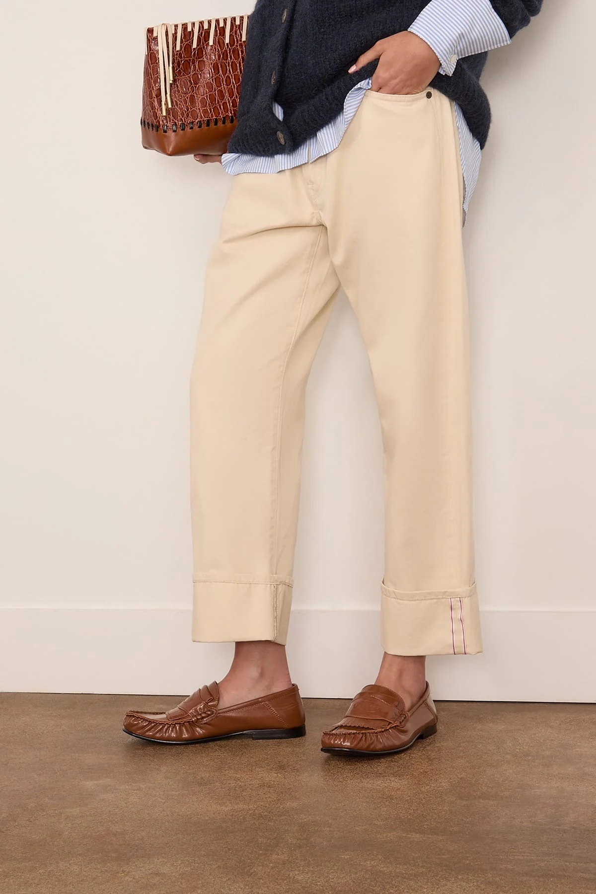 Tassel Loafer in Brown - Image 2