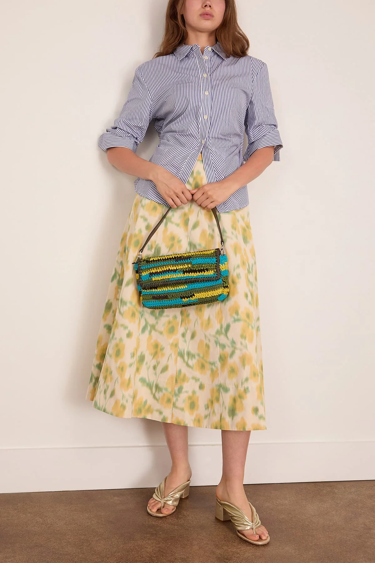 Tavia Skirt in Butter Multi - Image 2