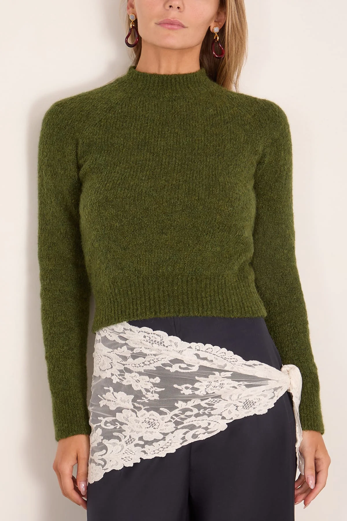Texas Sweater in Dark Green - Image 3