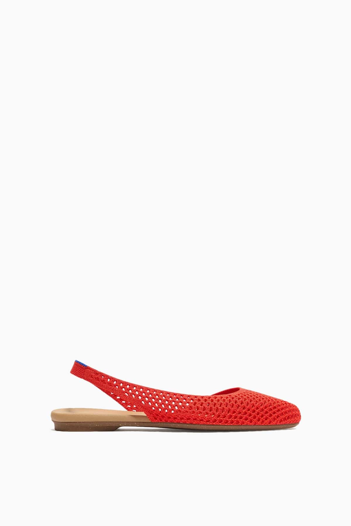 The Almond Slingback in Poppy Mesh