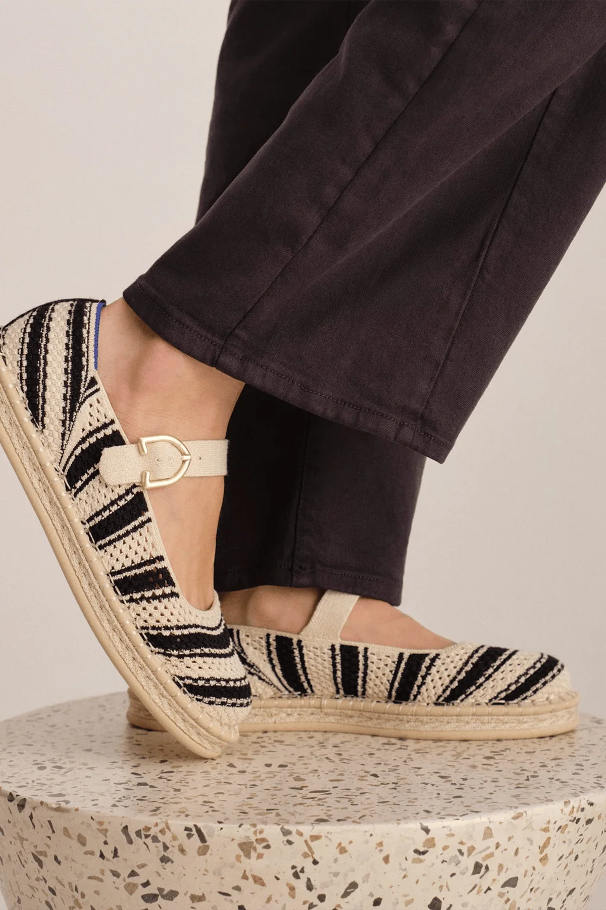 The Espadrille Mary Jane in Compass Stripe - Image 2
