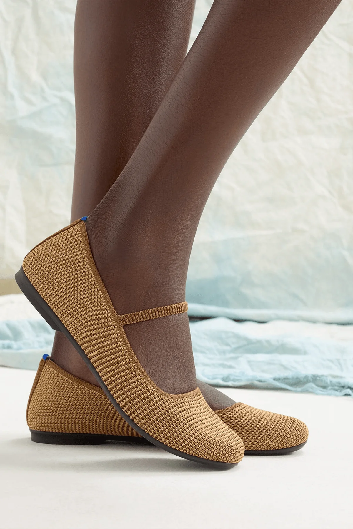 The Max Square Mary Jane in Wheat Raffia-Knit - Image 2