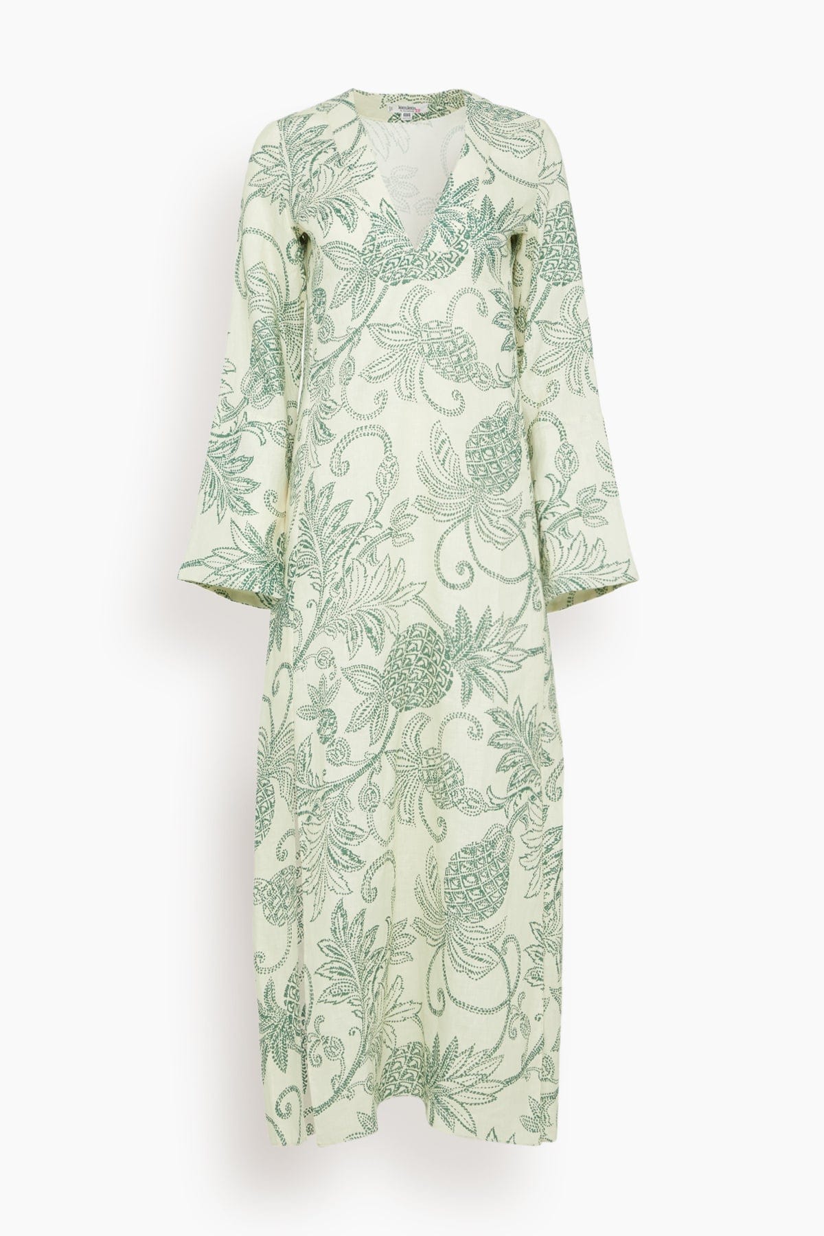 Theodora Dress in Mokata Green