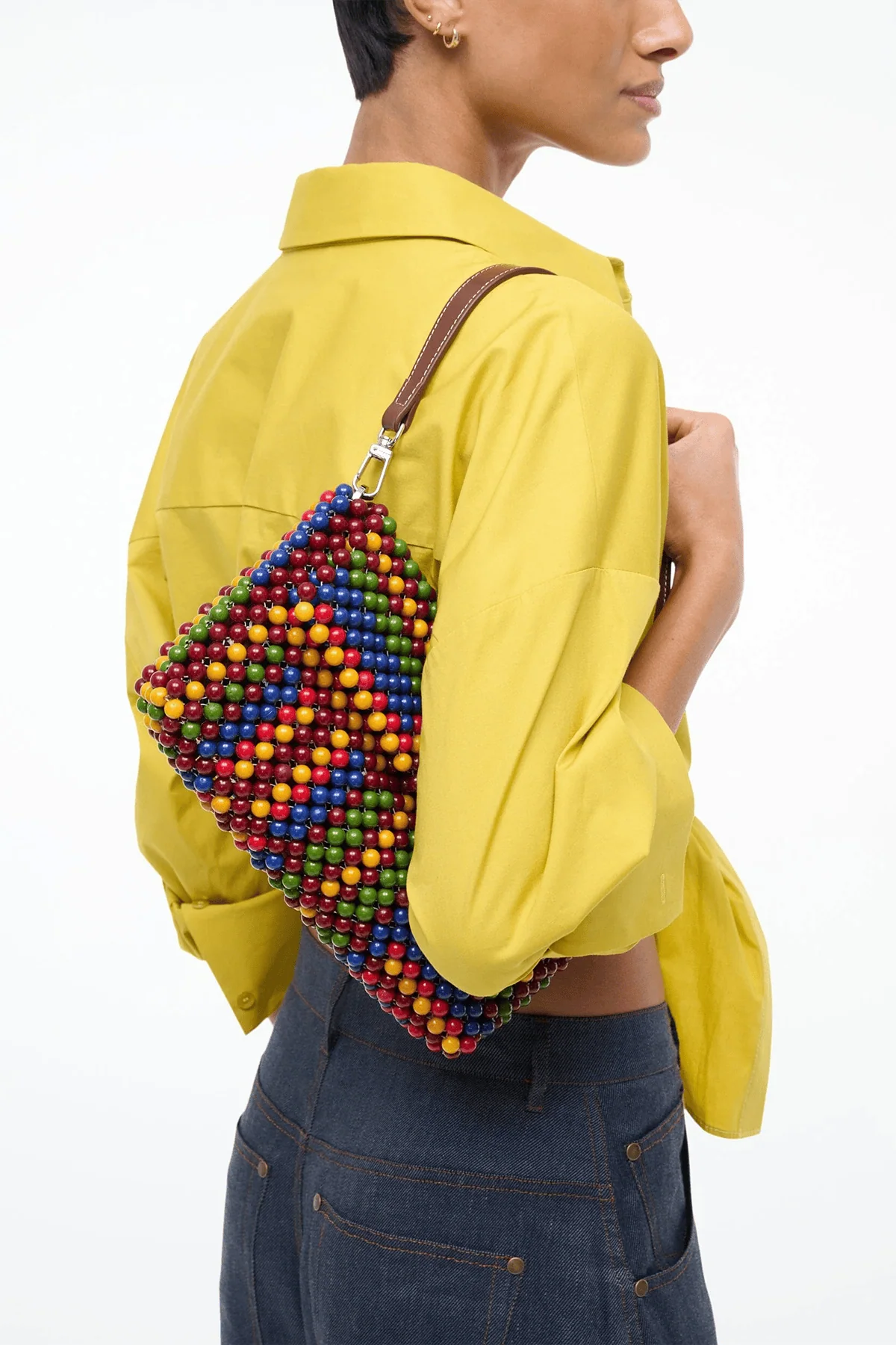 Timmy Convertible Shoulder Bag in Jungle Stripe - Image 2
