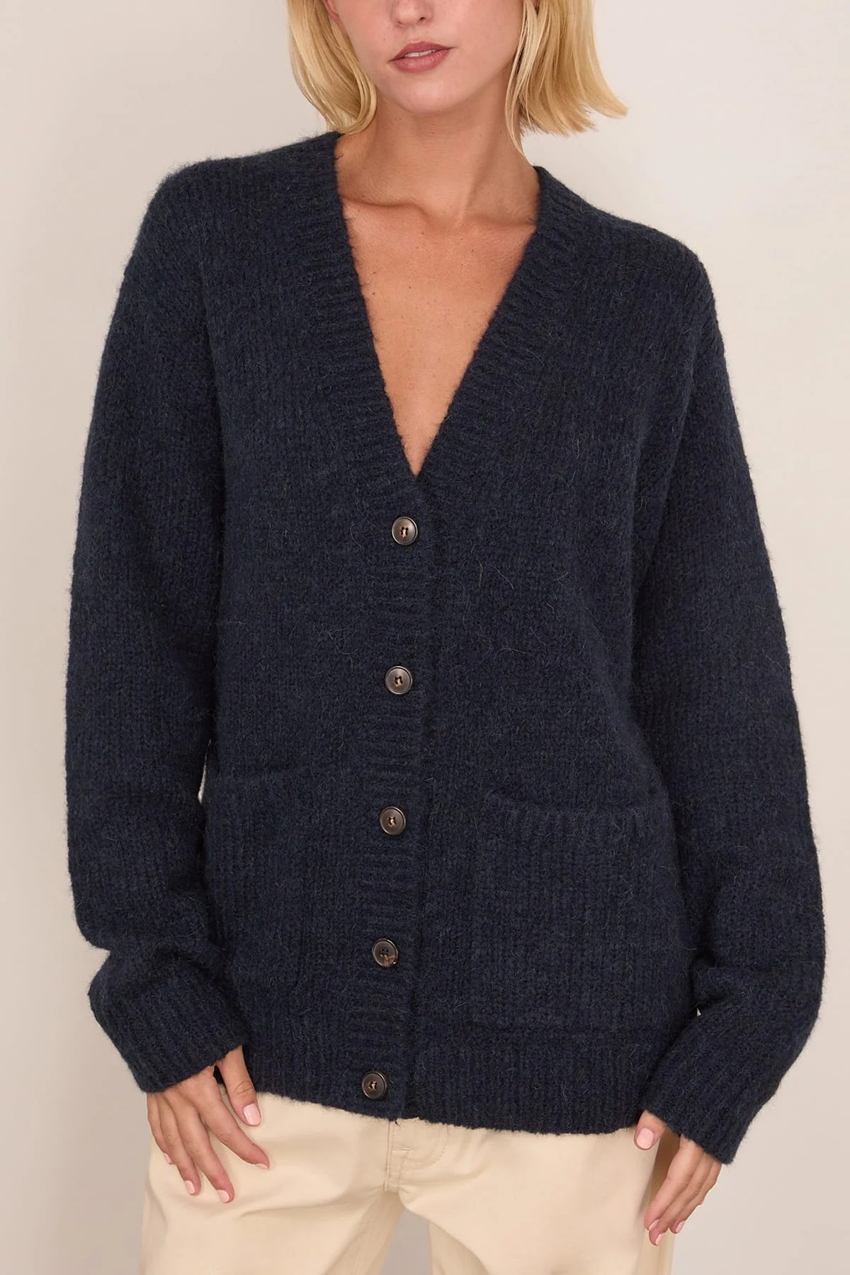 Tokas Cardigan in Navy - Image 3