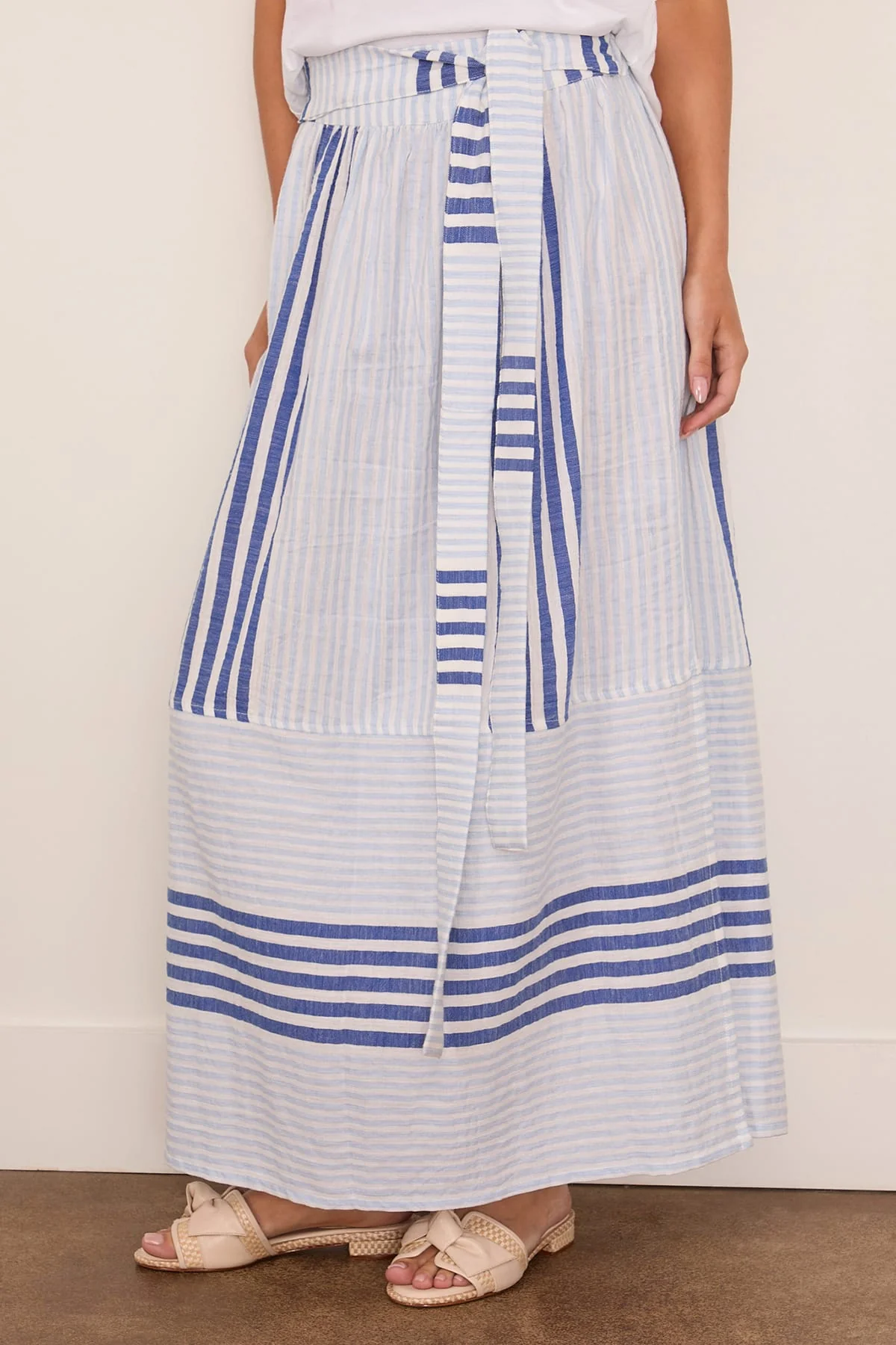 Tola Skirt in Shemizi Blue - Image 3