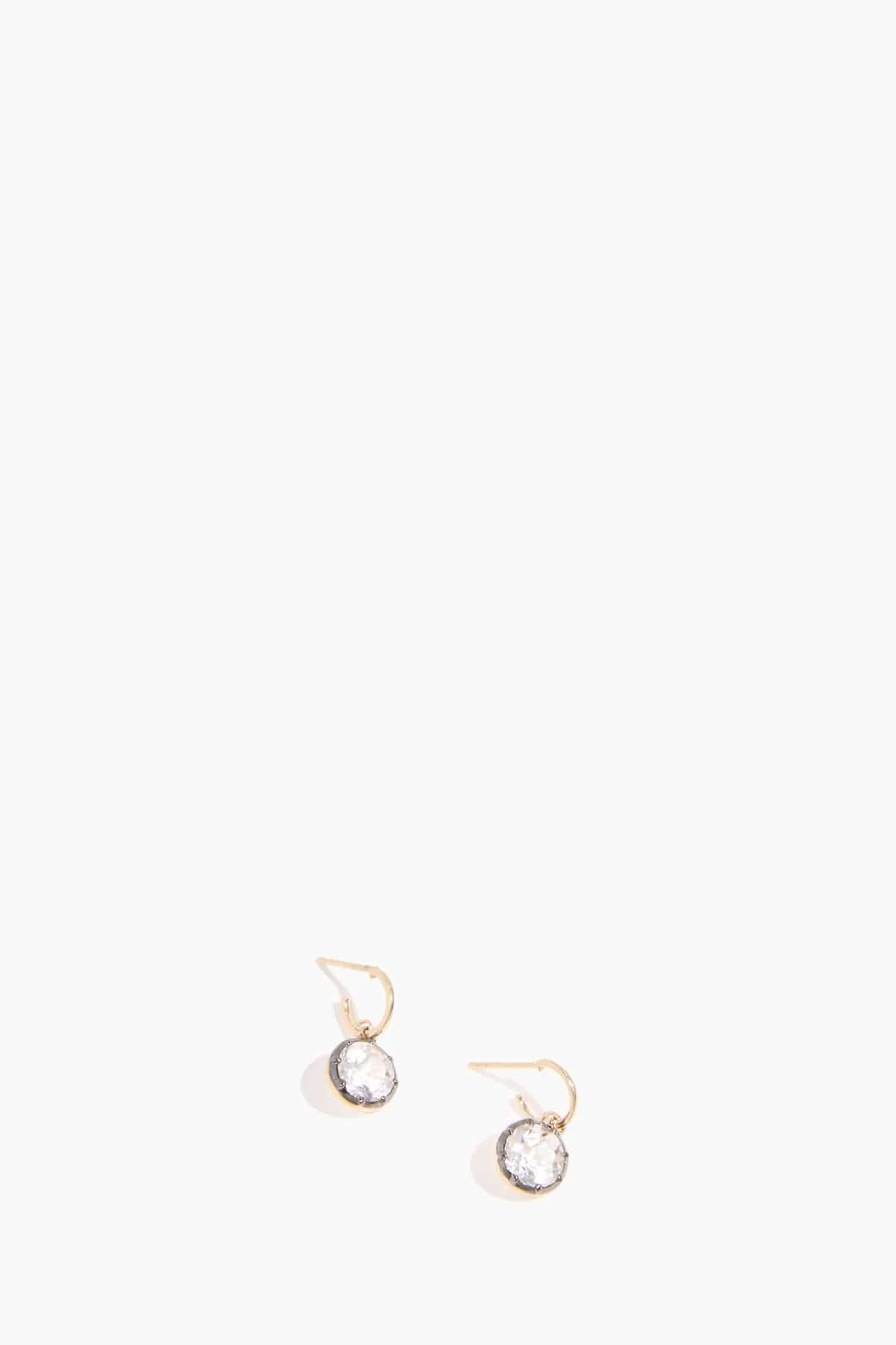 Topaz Drop Earrings in 14k Yellow Gold