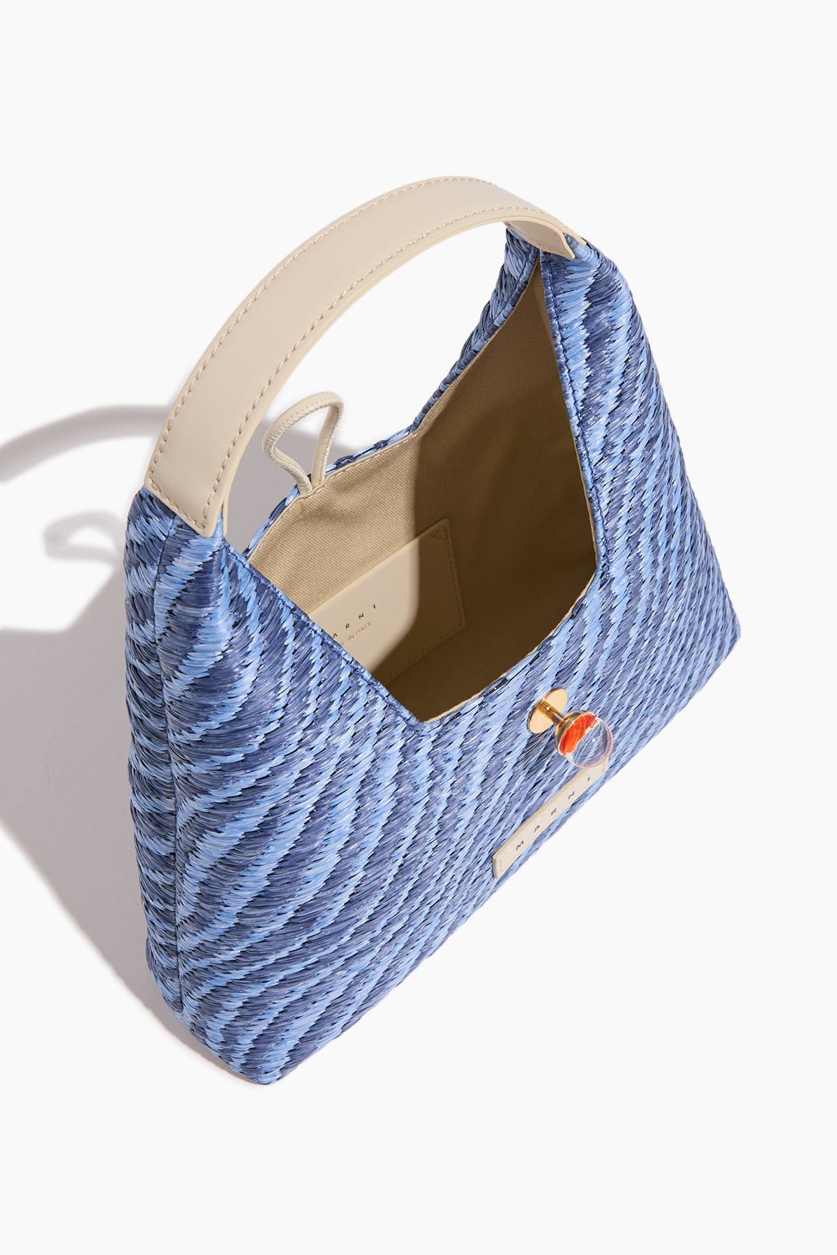 Trapeze Mini Top Handle Bag in Vivid Blue - Image 4