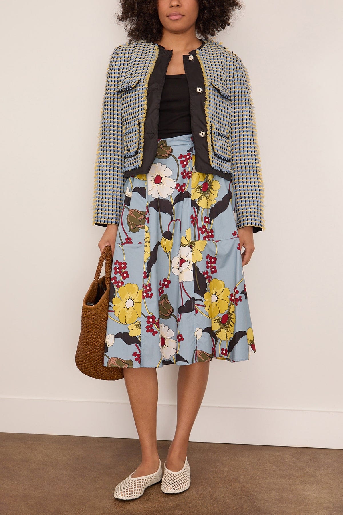 Tweed Jacket in Sky - Image 2