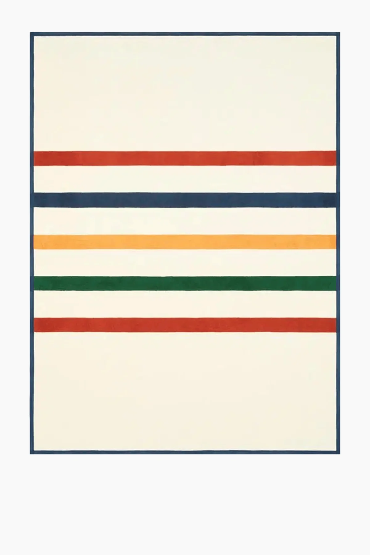 Vintage Center Striped Blanket - Image 2