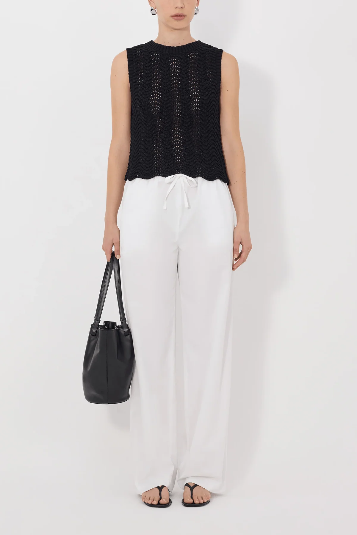 Vittoria Tank Top in Black - Image 2