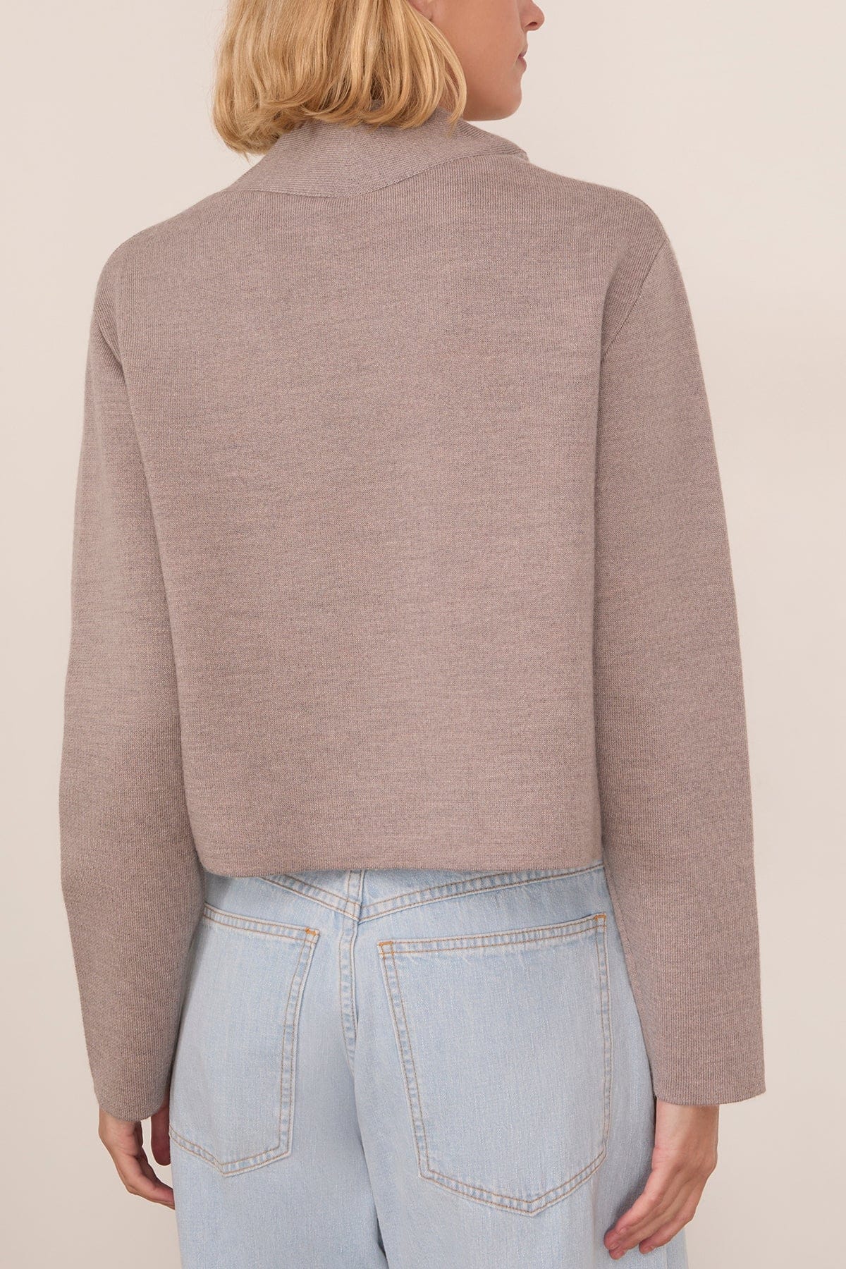 Vrod Cardigan in Taupe Sand - Image 4