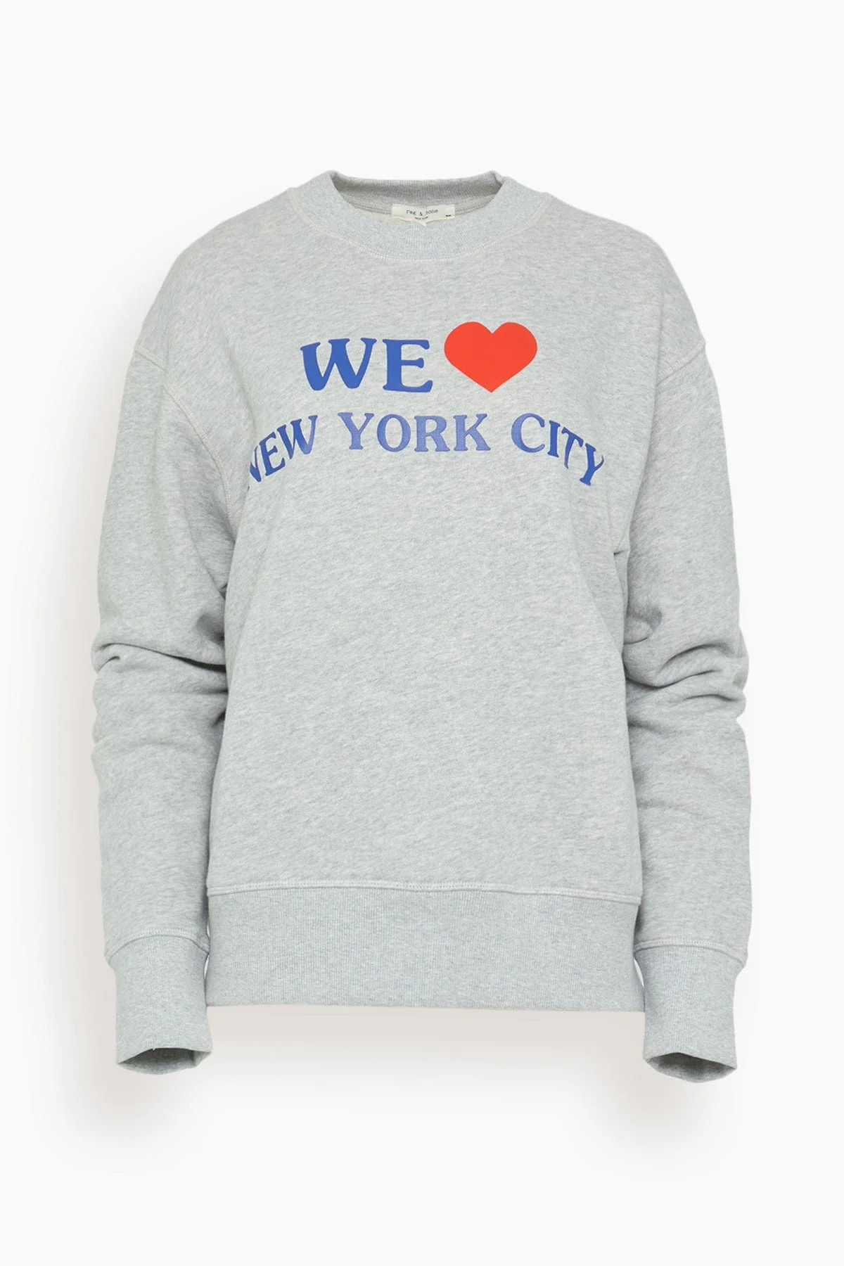 We Heart NYC Sweatshirt in Heather Grey