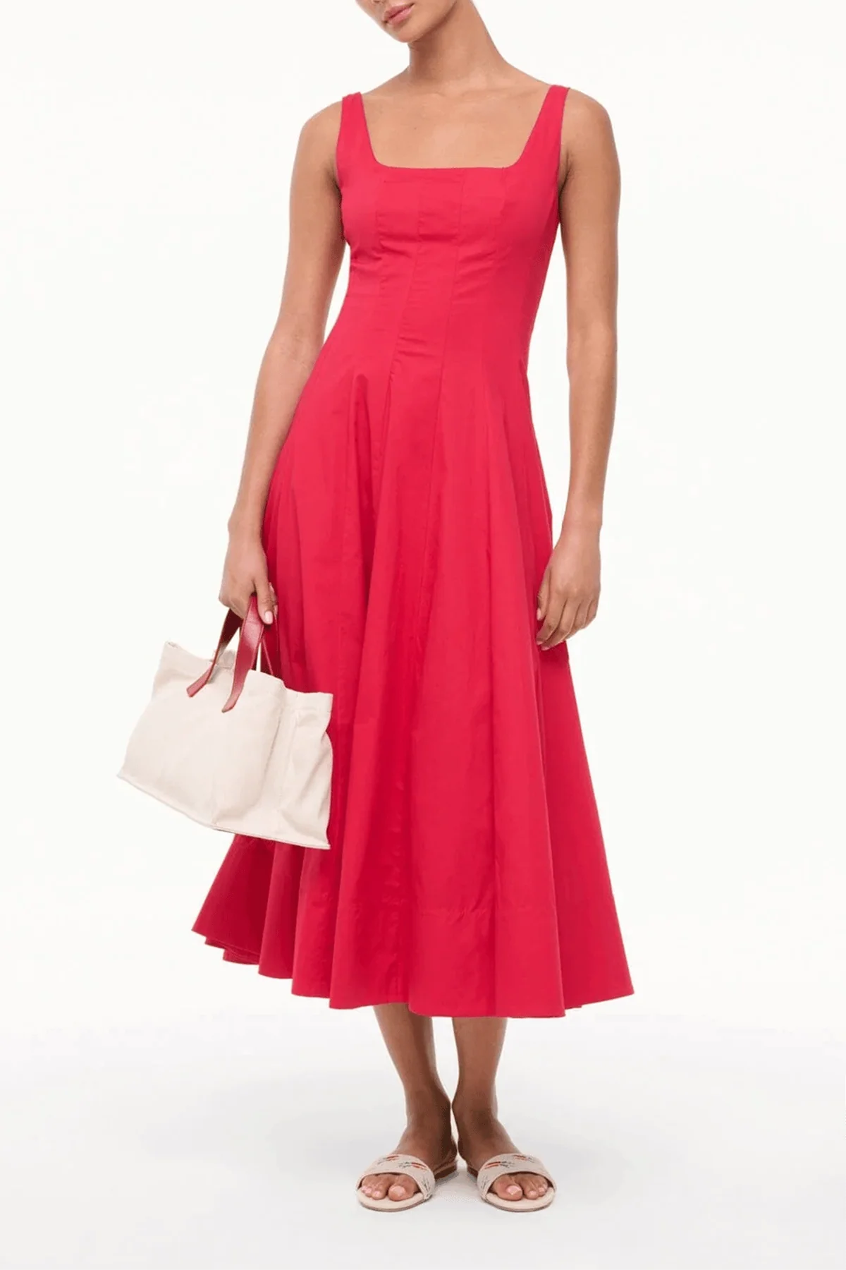 Wells Dress in Cherry - Image 2