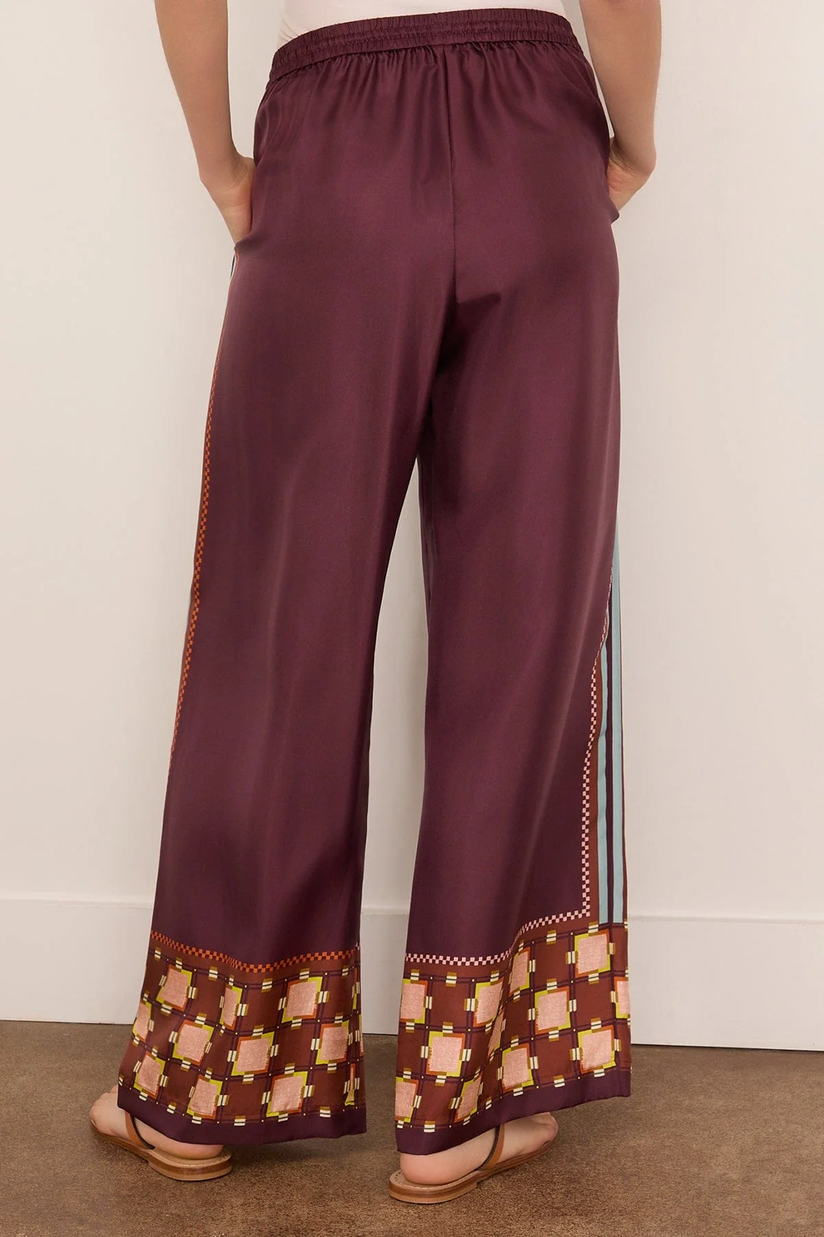 Wilson Silk Pant in Multi - Image 4