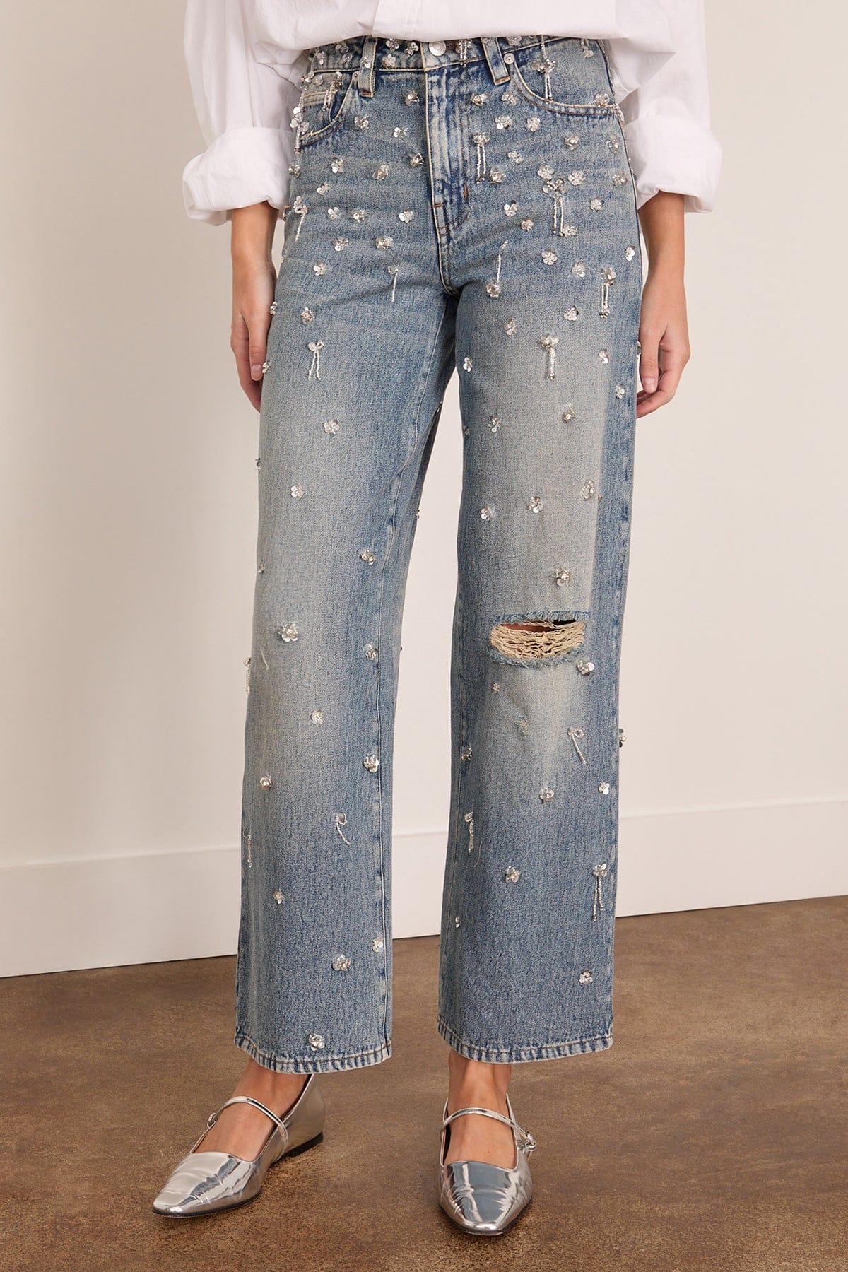 Zealand Embellished Pant in Hollywood - Image 3