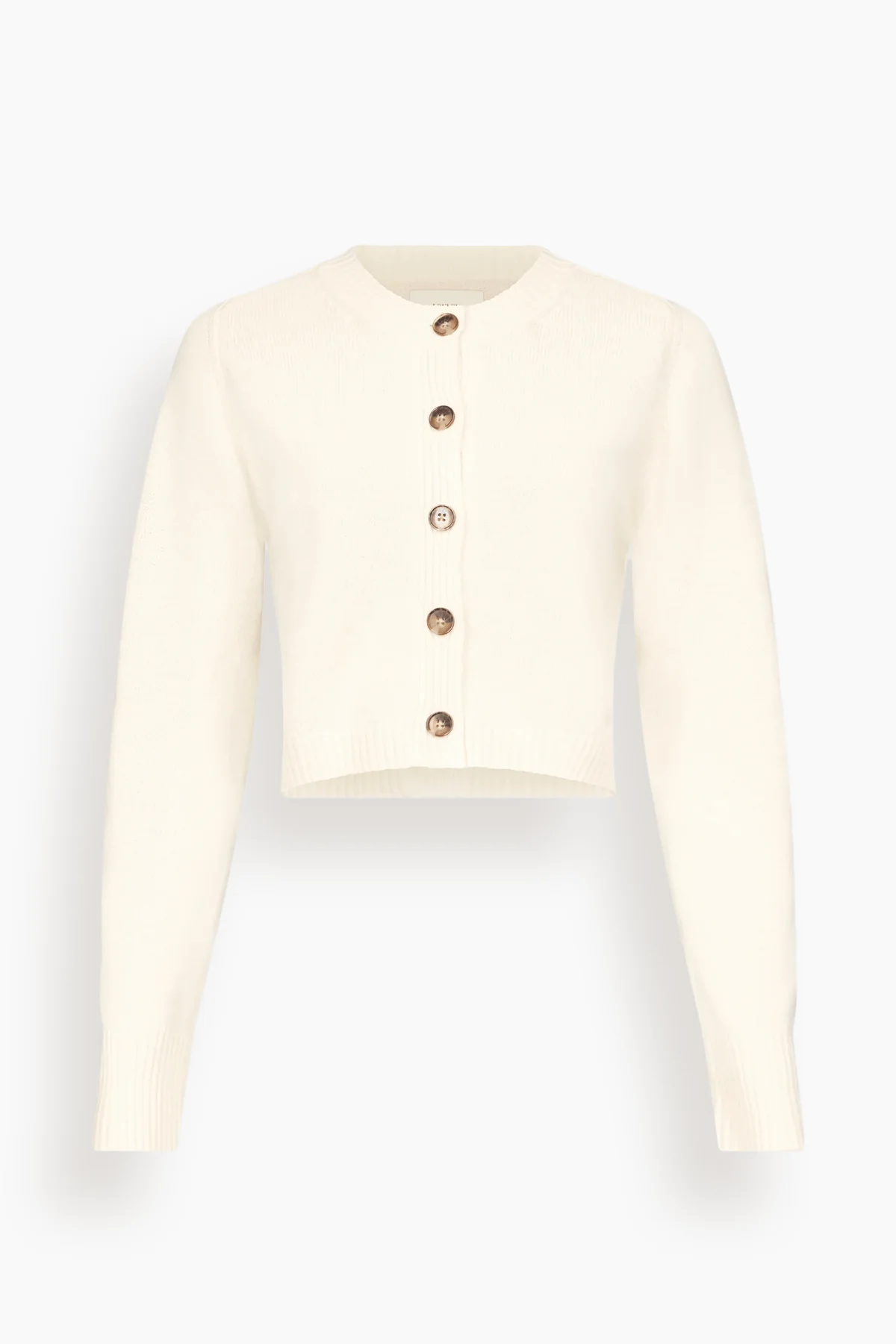Zephir Cropped Cardigan in Ivory
