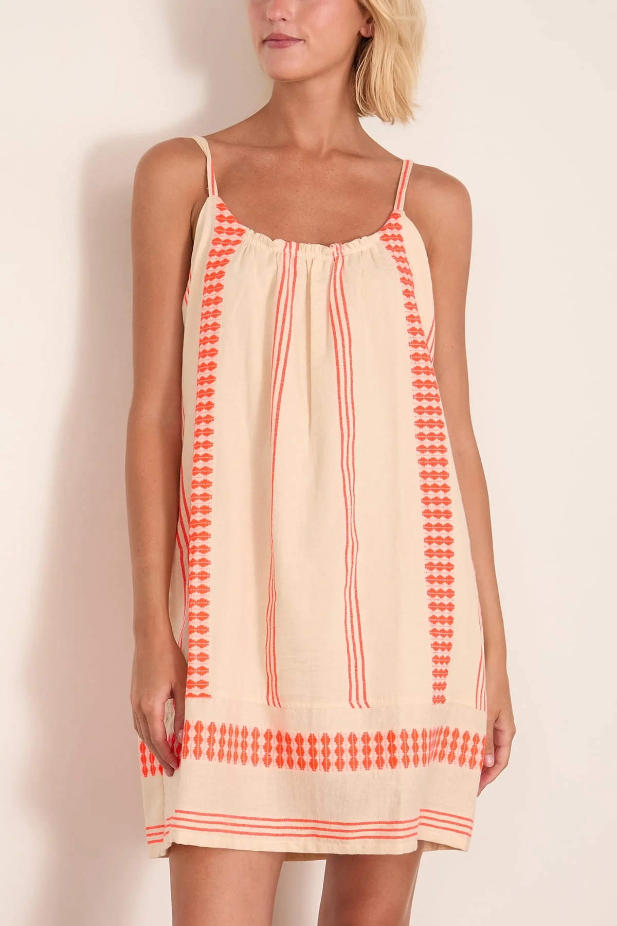 Zina Swing Dress in Tigist Flame - Image 3